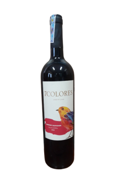 Rượu vang đỏ Chile - 7 Colores Cabernet Sauvignon 2016